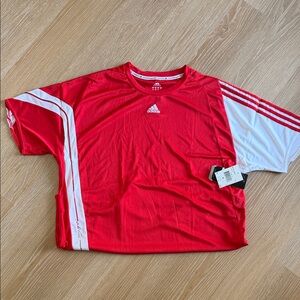 NEW Adidas Red and White adi pure Sports Shirt
